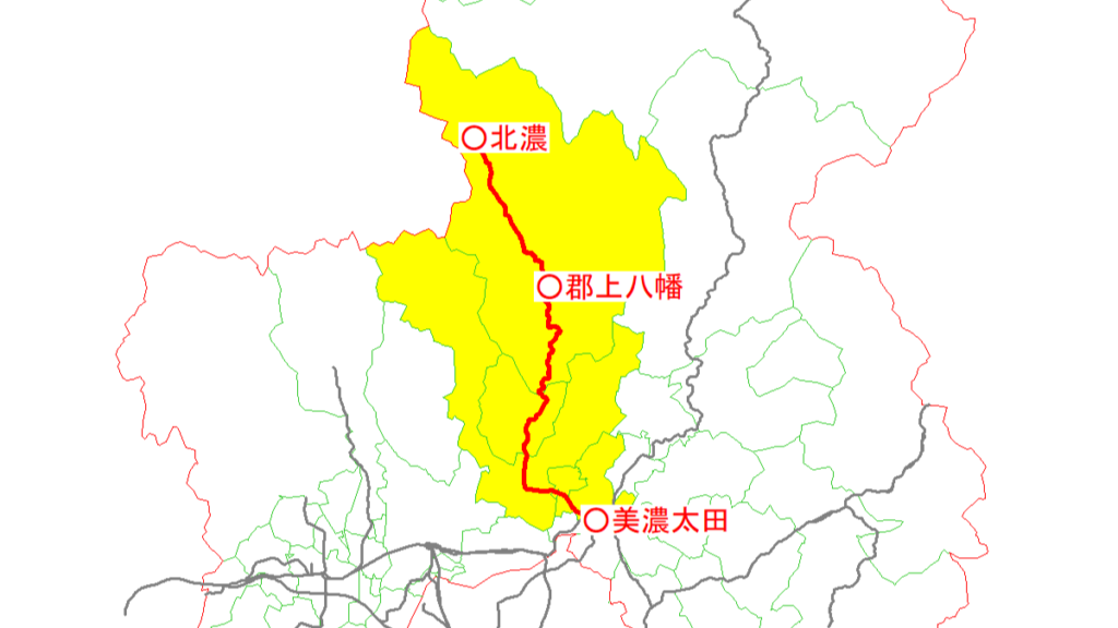 長良川鉄道と沿線自治体