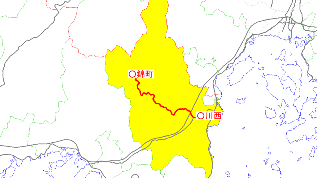 錦川鉄道と沿線自治体